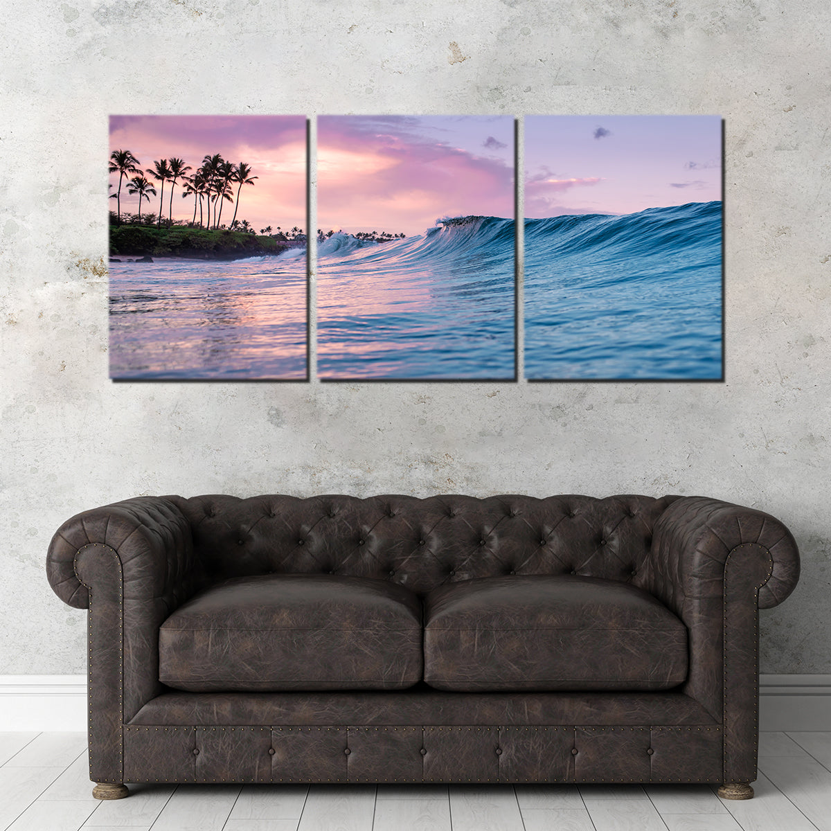 Gorgeous Sunrise Waves Wall Art by Lucas Moore