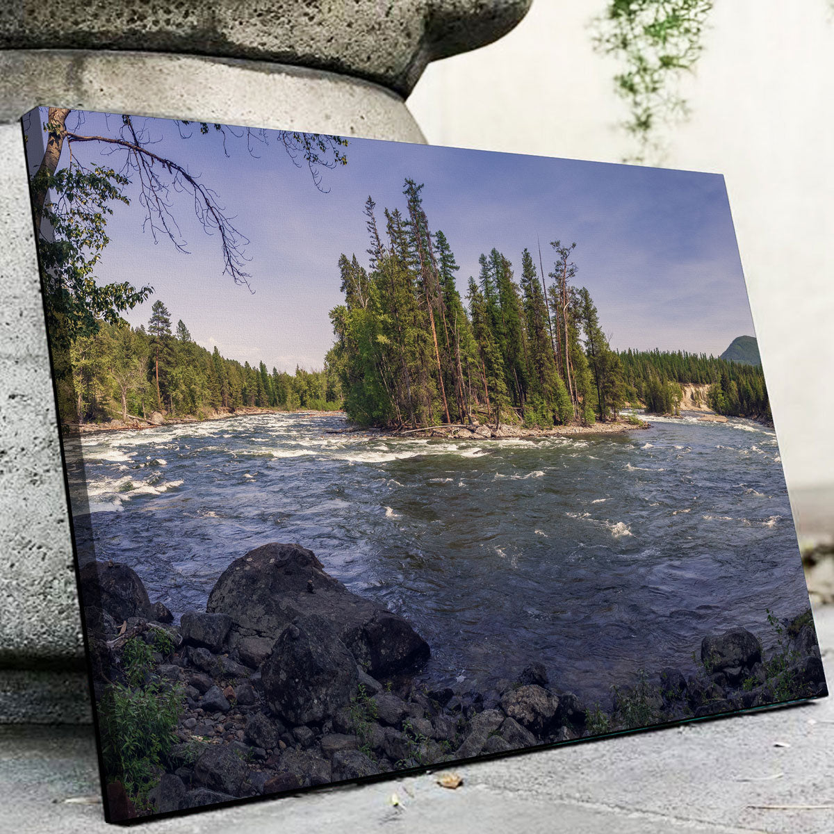 Stunning Kimberley Riverside Campground Wall Art by Mike Cotton