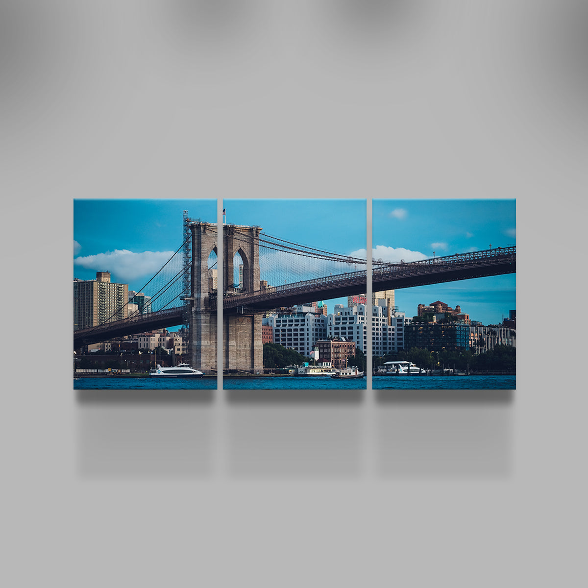 Stunning Brooklyn Bridge Blue Hour Wall Art for Your Home Decor