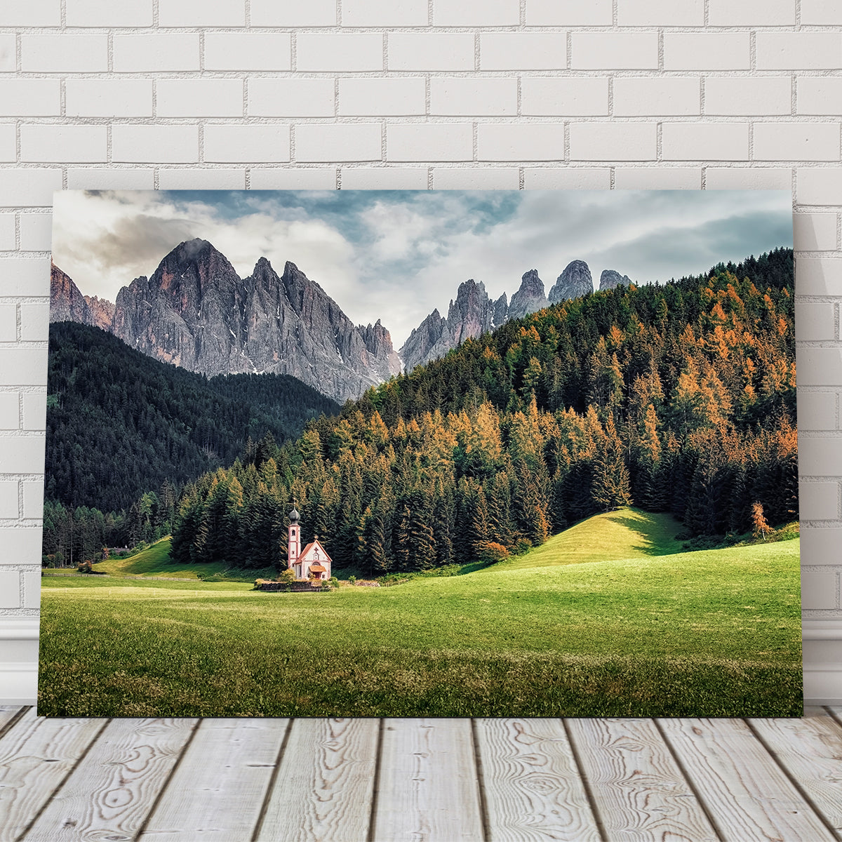 Exquisite Val Di Funes Wall Art by Manjik Pictures
