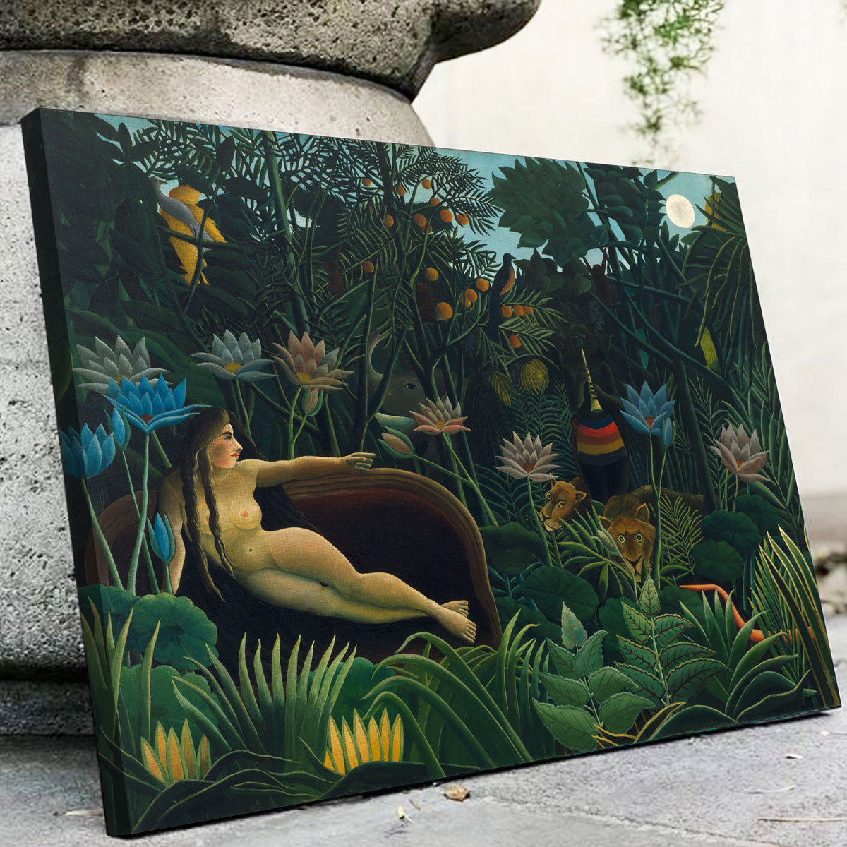 Exquisite Le Rêve Wall Art by Henri Rousseau