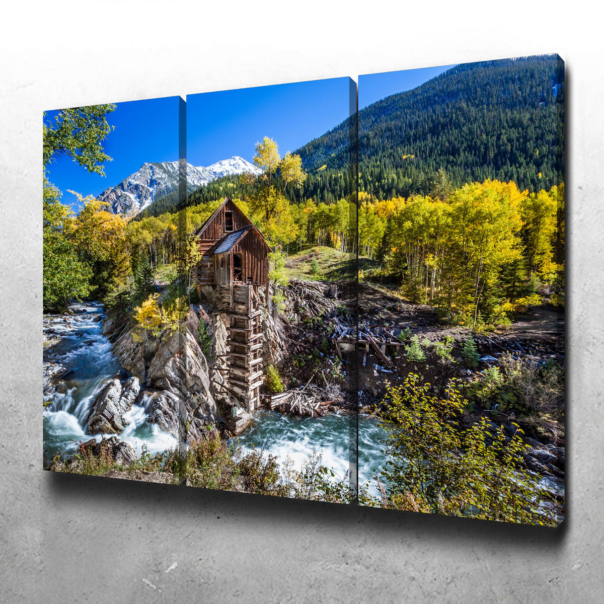 Exquisite Crystal Mill Wall Art - Museum-Quality Canvas Print