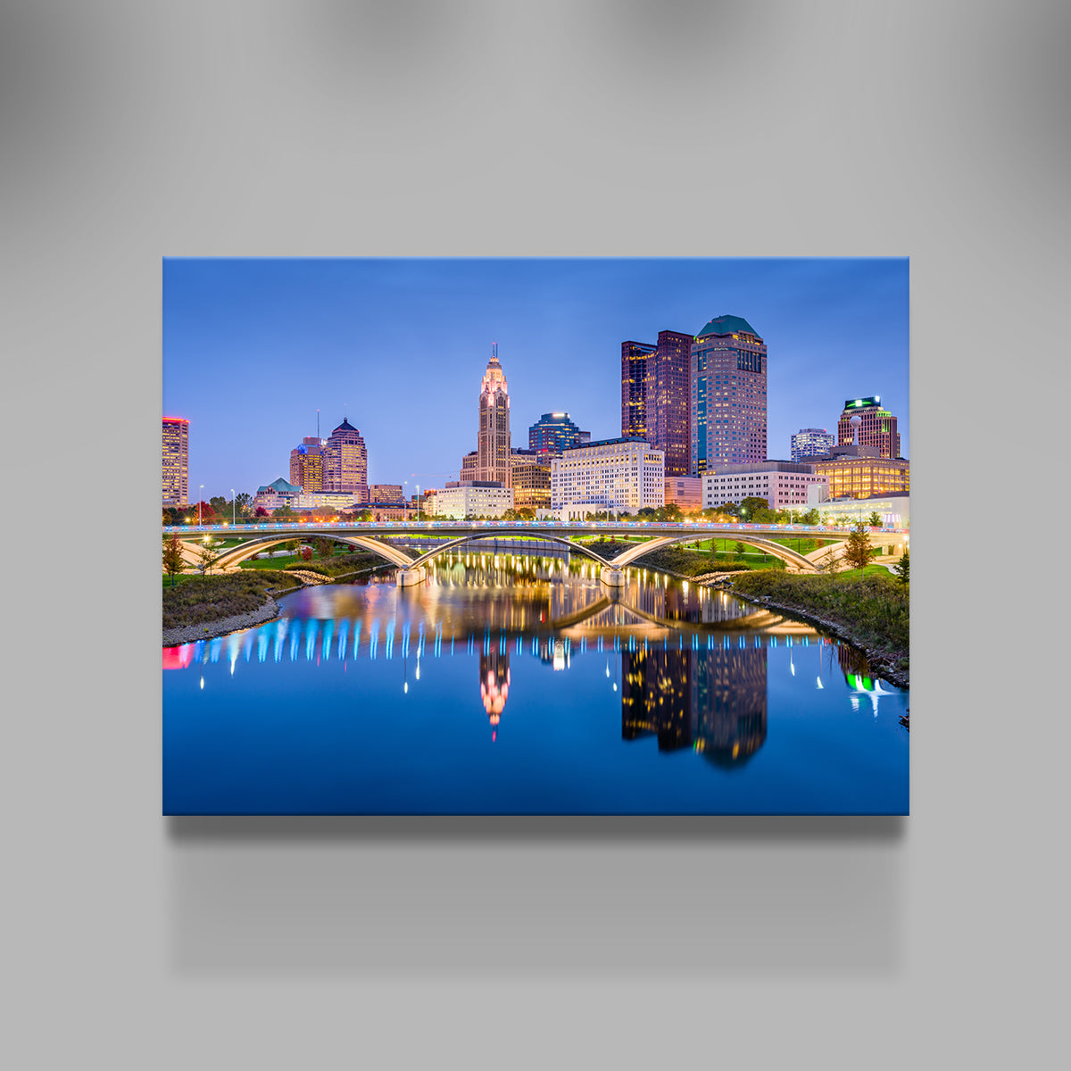Exquisite Columbus Skyline Wall Art for Stunning Home Decor
