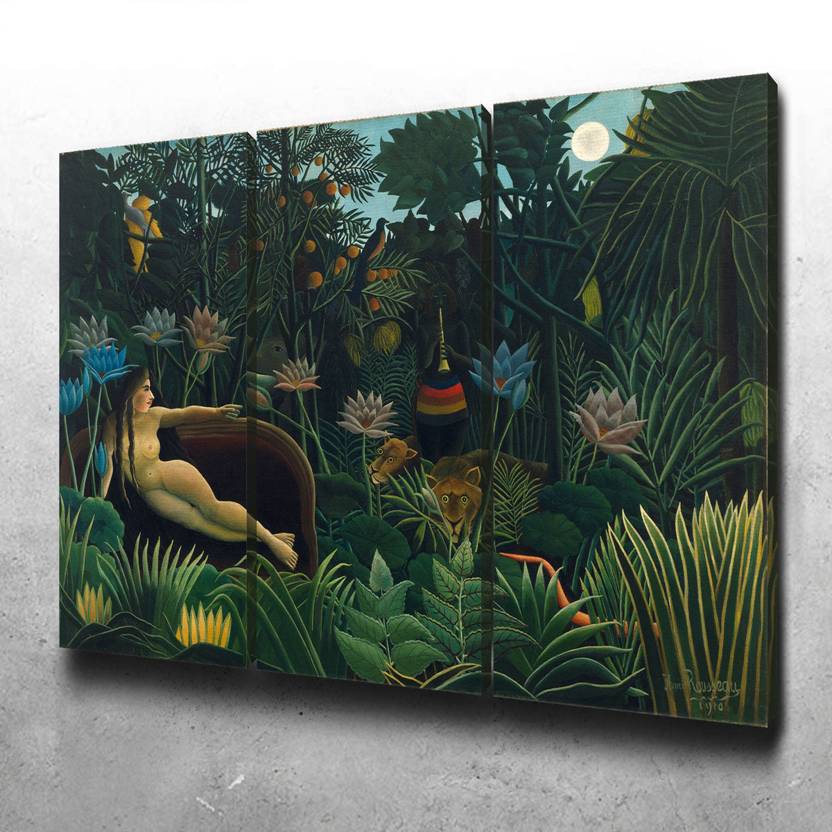 Exquisite Le Rêve Wall Art by Henri Rousseau