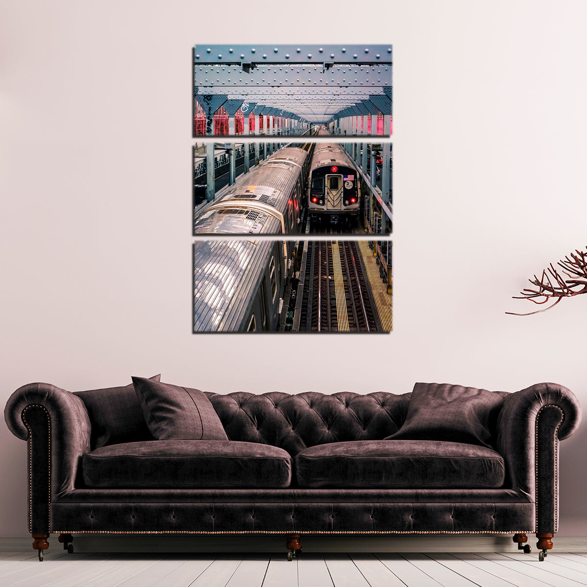 Stunning Subway Bridge Wall Art by Charity Dos Santos