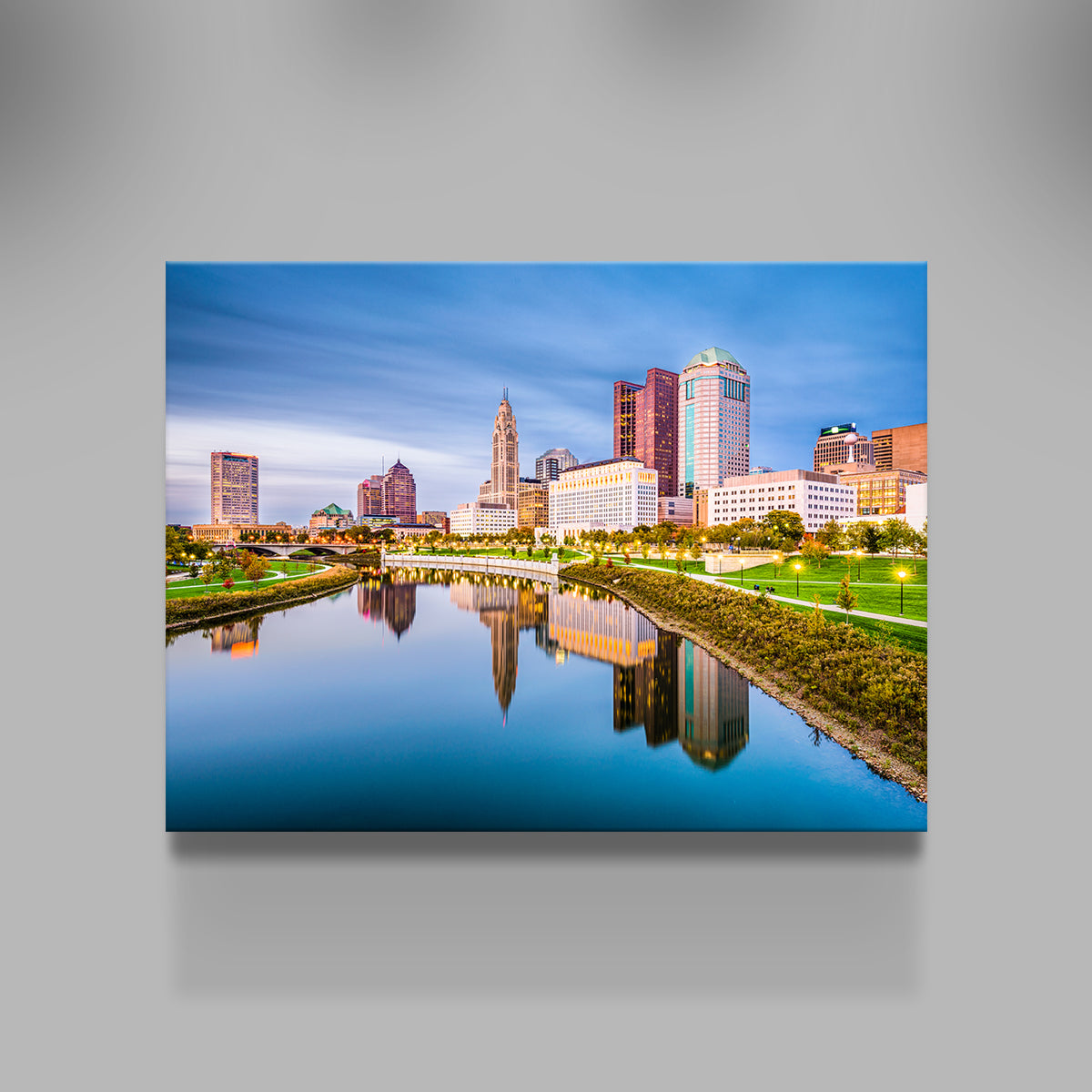 Stunning Columbus Ohio Skyline Wall Art for Home Decor