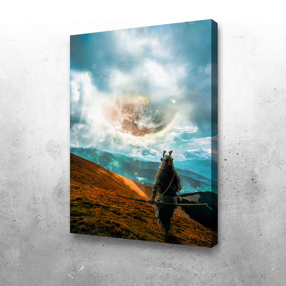 Enchanting Falling Moon Wall Art - A Captivating Decor Piece