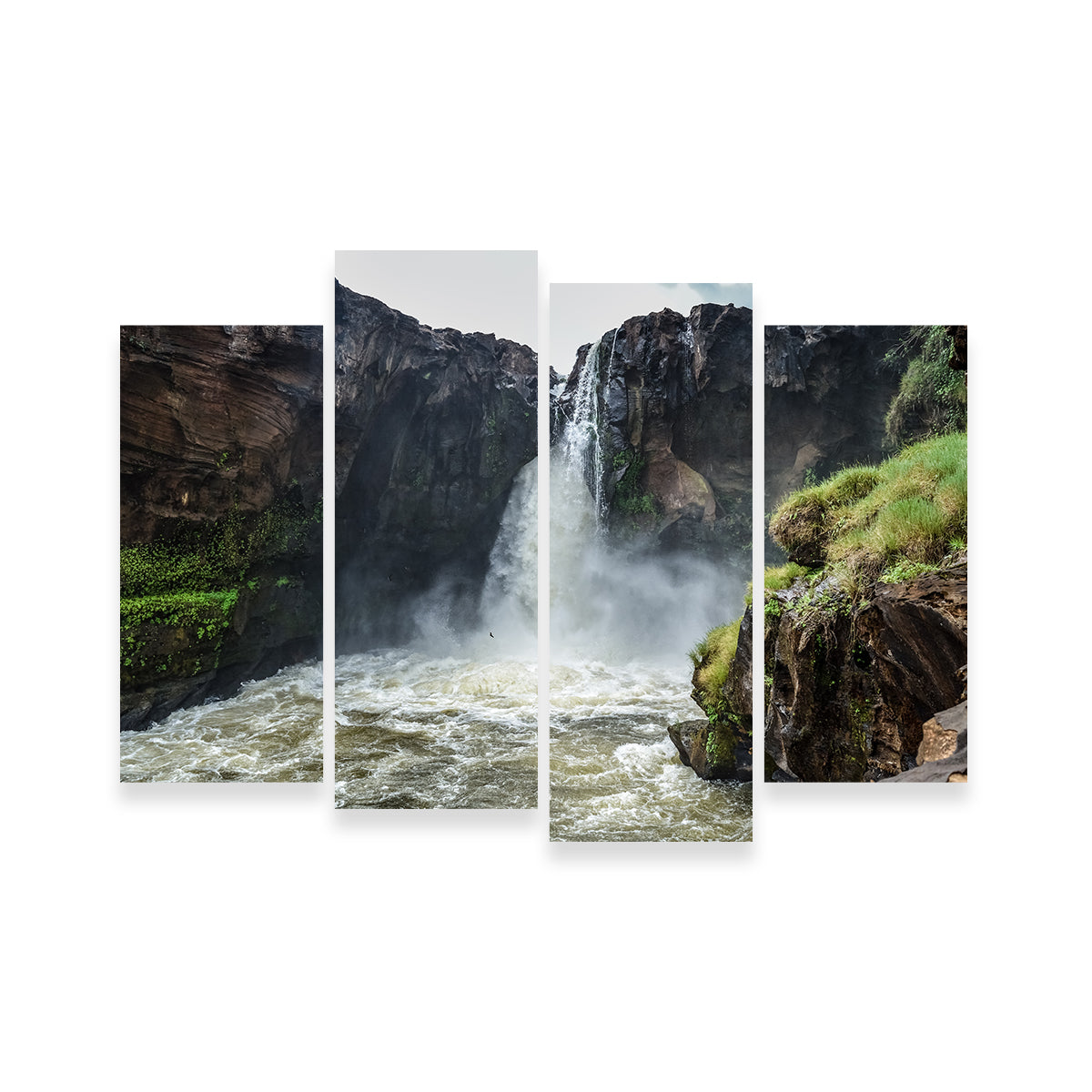 Brazilian Rio Farinha Waterfall Wall Art by Sofia Leite Fonseca