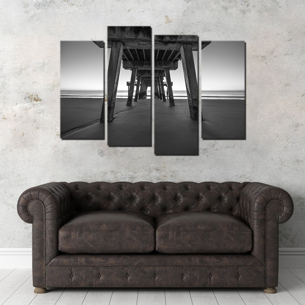Stunning Tybee Island Black & White Wall Art by Barry Pack