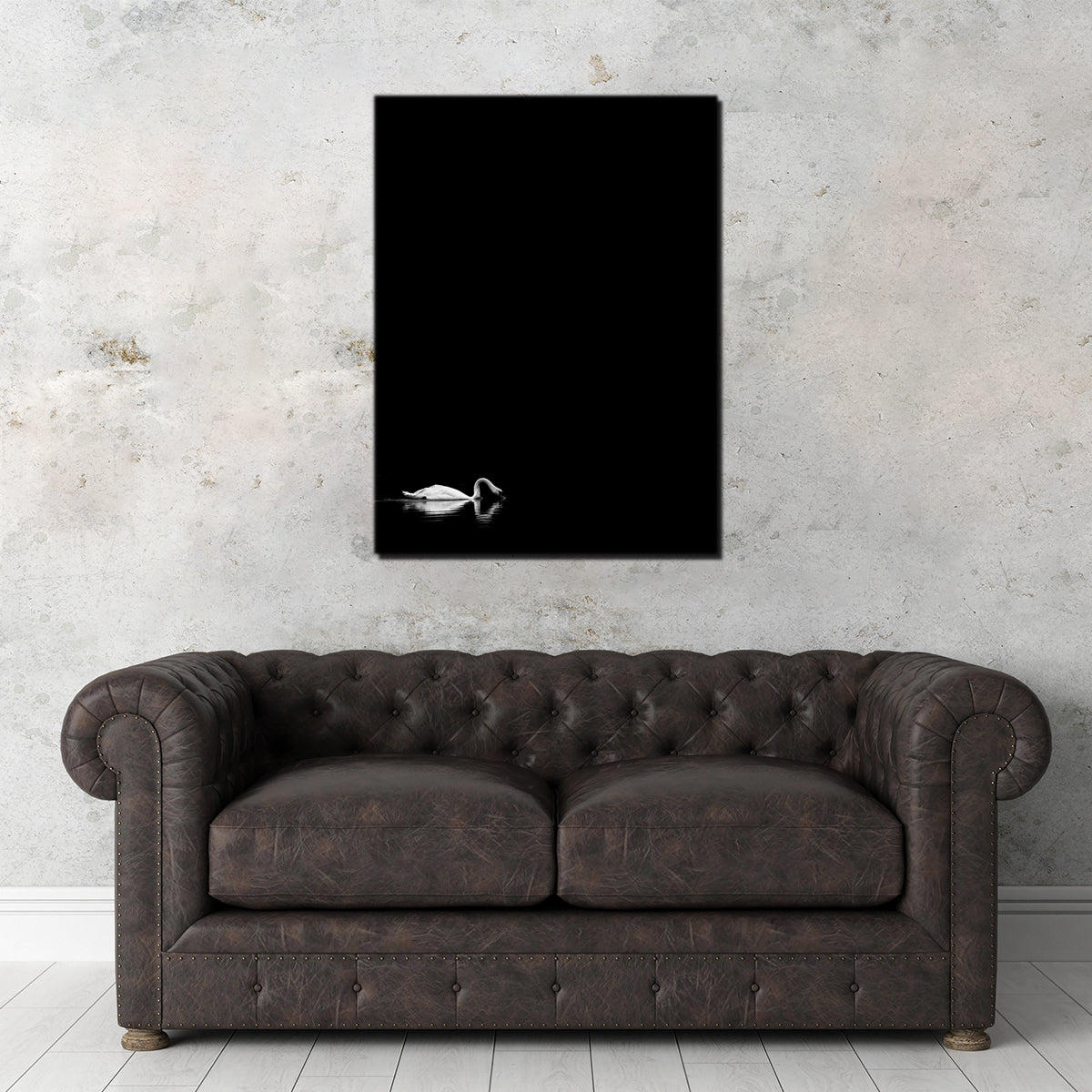 Exquisite Swan Lake 2 Wall Art by Dennis Maida