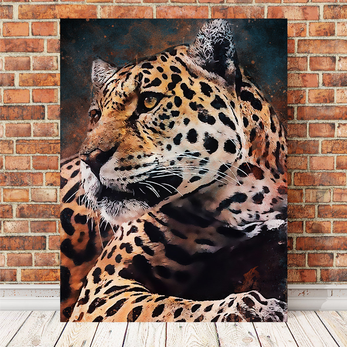 Exquisite Leopard Painting Wall Art for Stunning Home Decor