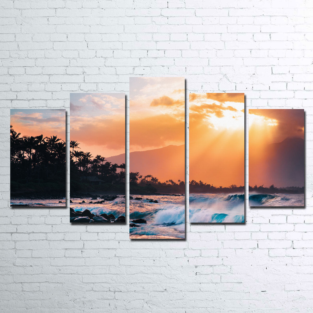 Stunning Sunset Paradise Wall Art by Lucas Moore