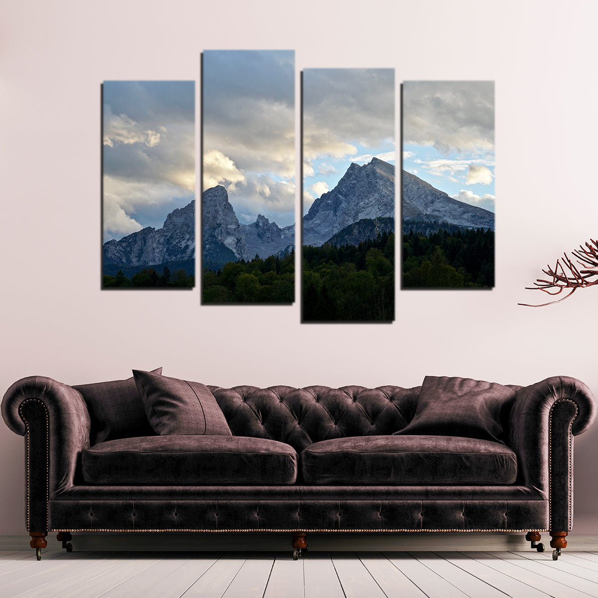 Stunning Watzmann Mountain Wall Art by David Campbell