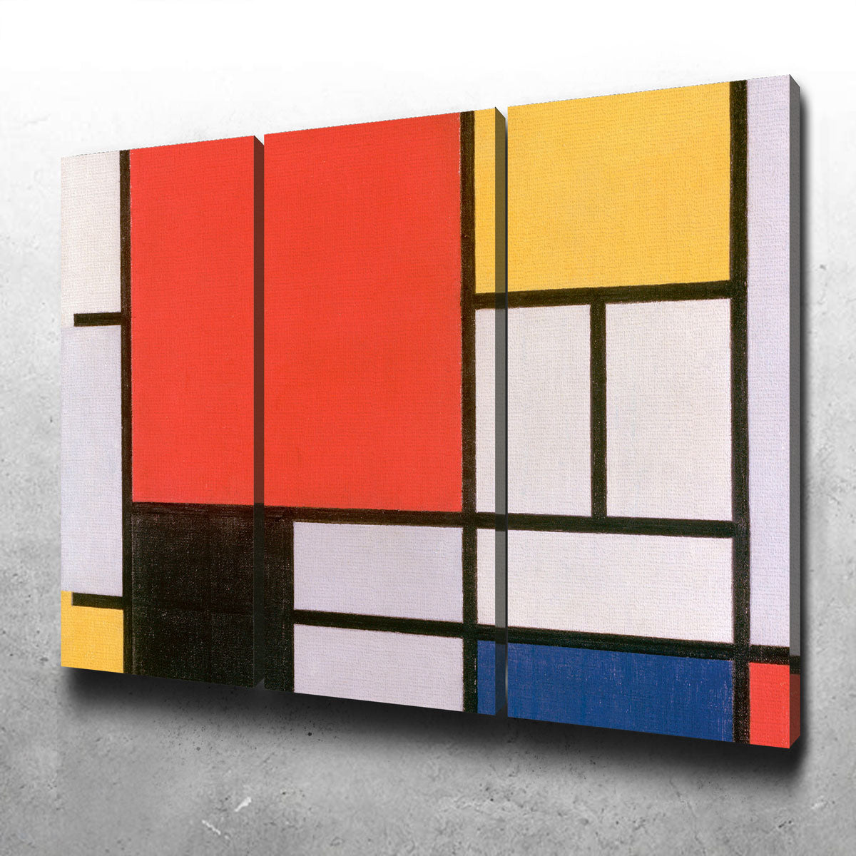 Piet Mondriaan's Composition No III Stunning Wall Art