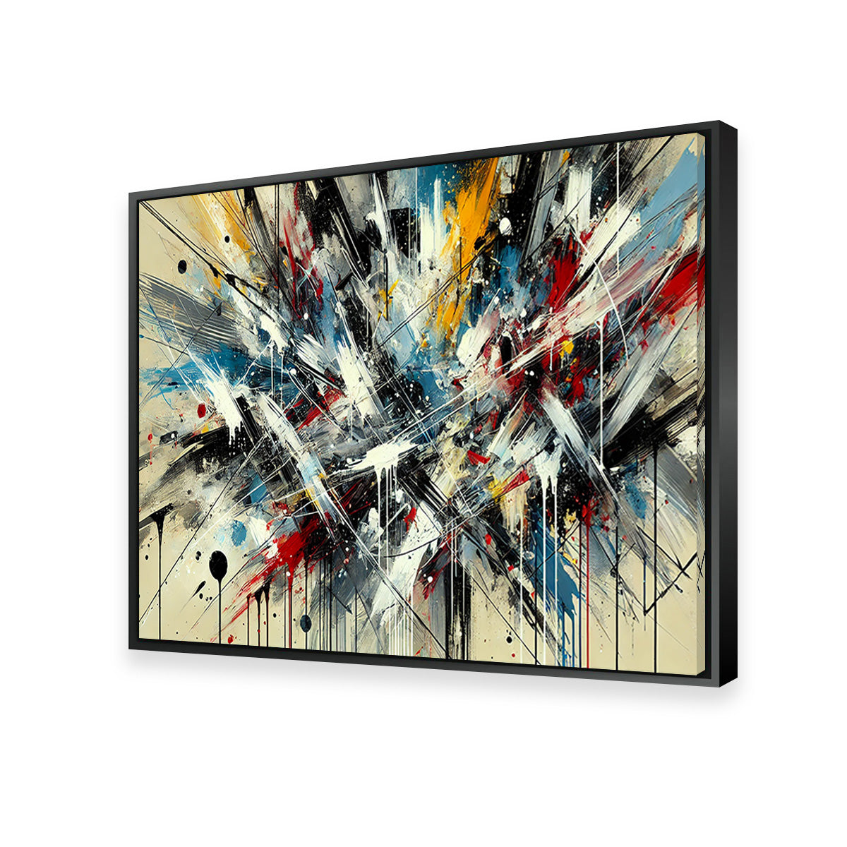 Exquisite Brush Stroke and Splashes Wall Art for Stunning Home Decor