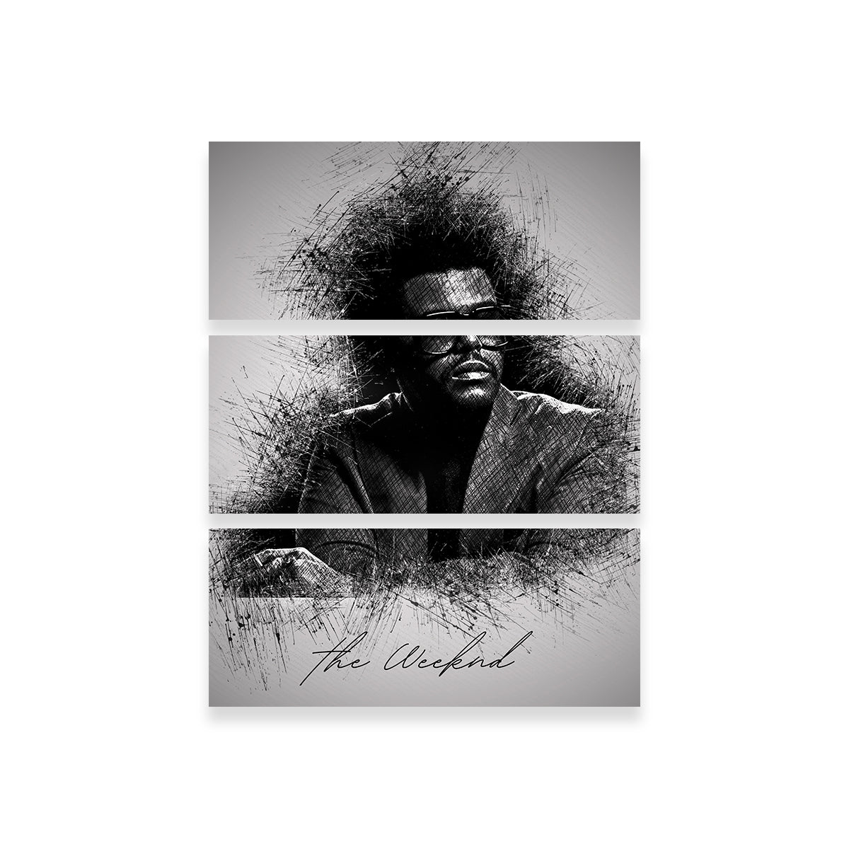 Stylish The Weeknd Shades Wall Art for Trendy Decor