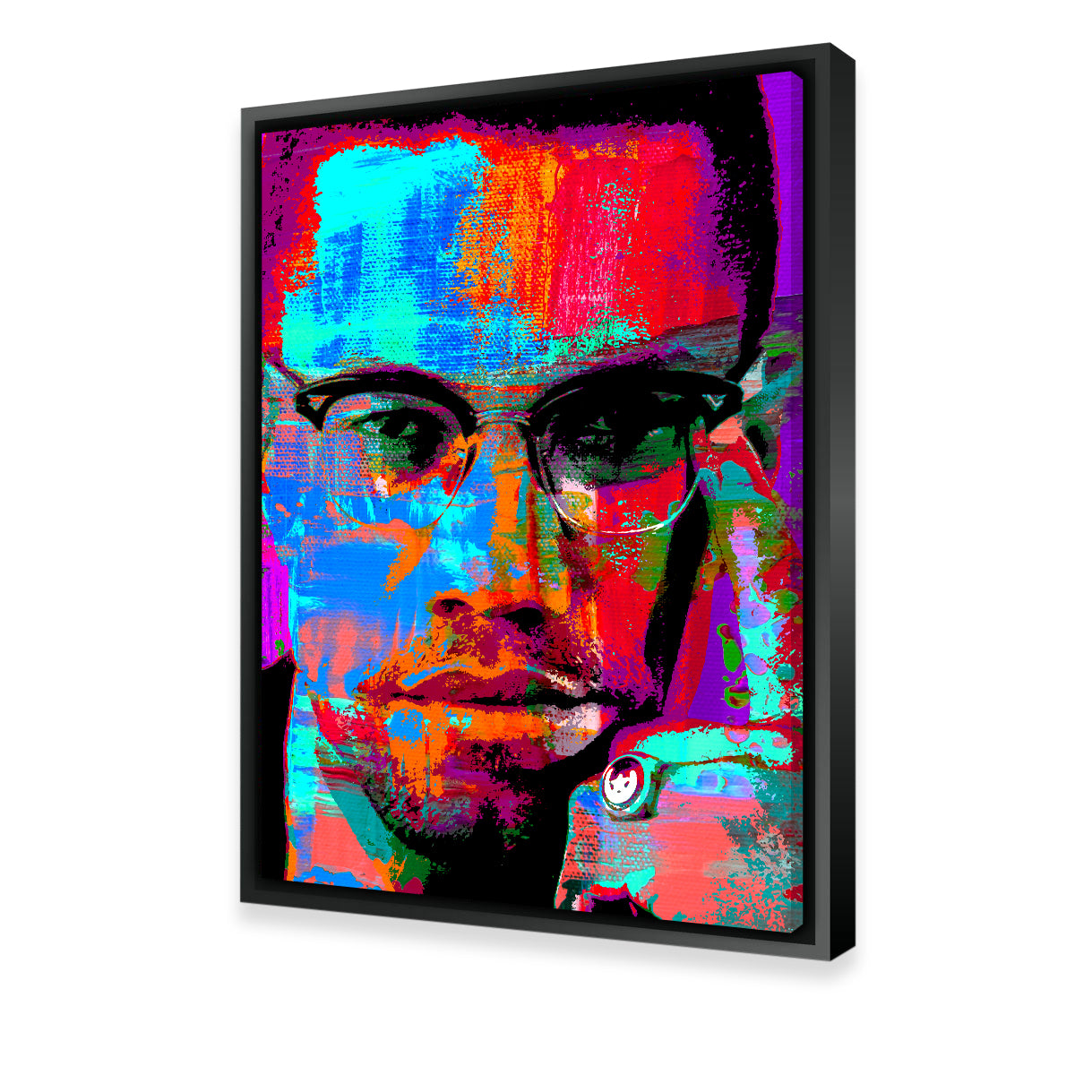 Stunning Malcolm X Wall Art by Stephen Chambers