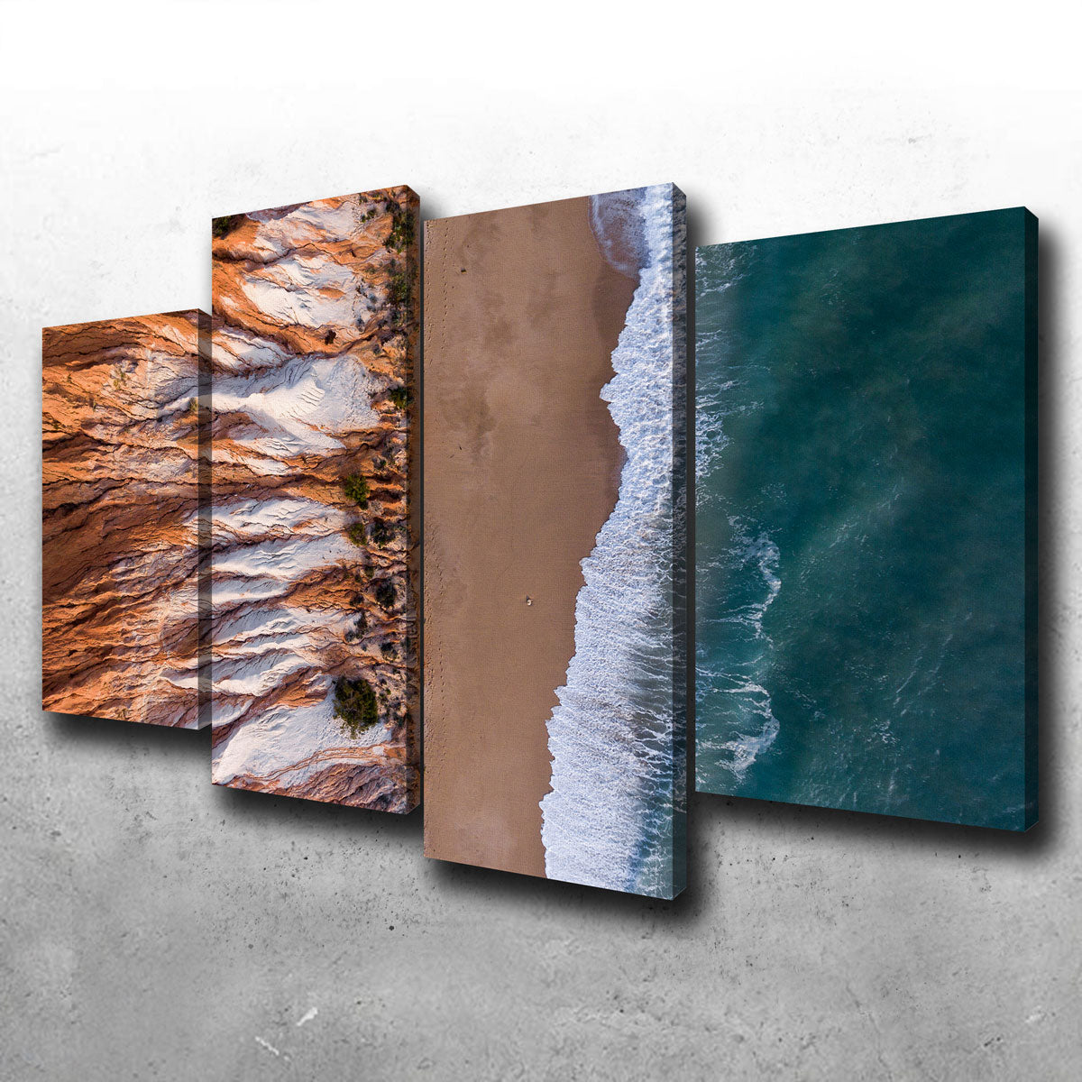Stunning Where Ocean Meets Land Wall Art by Karolis Janulis