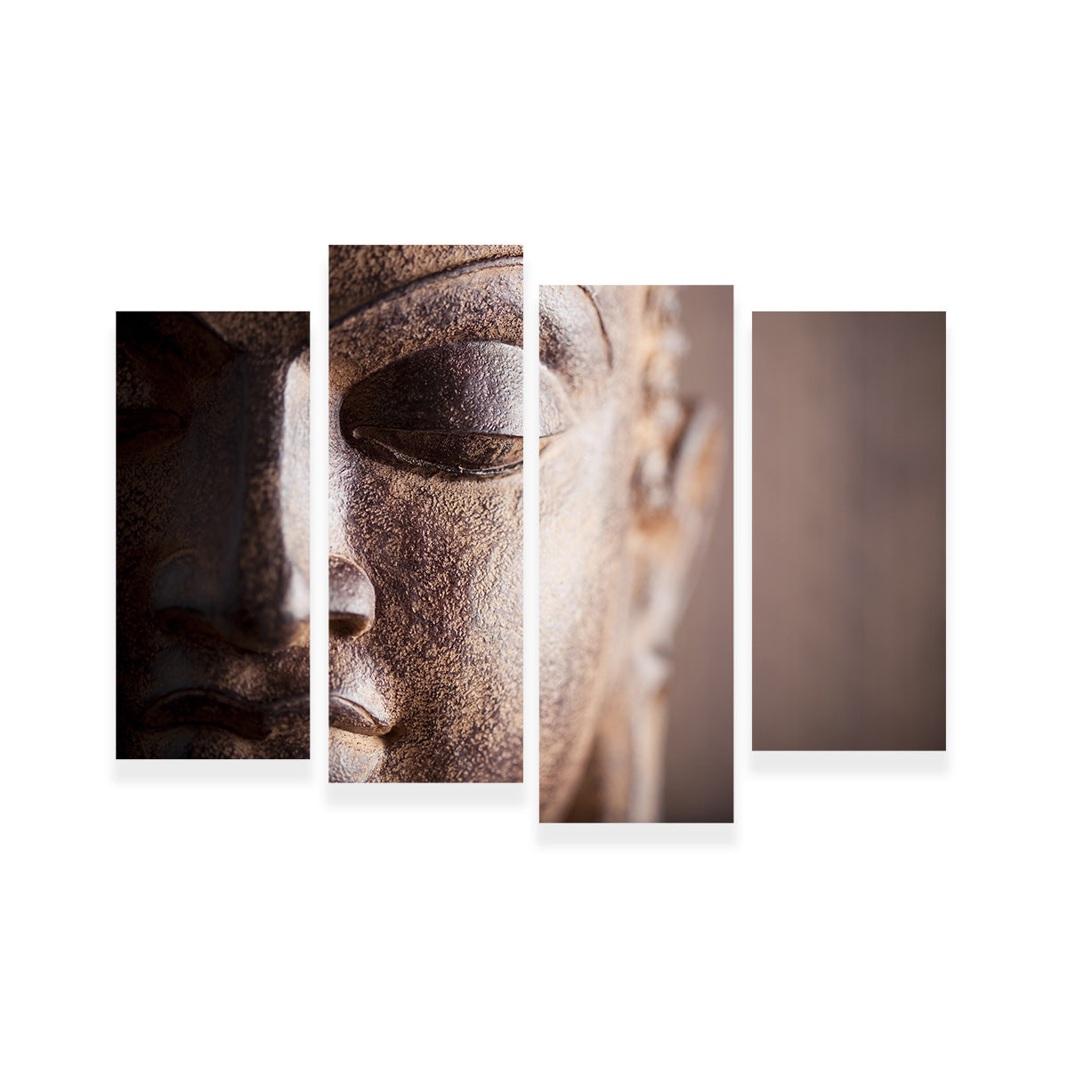 Exquisite Buddha's Head Canvas Print
