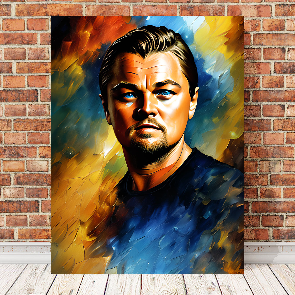 Stunning Leonardo DiCaprio Wall Art by Dina Rolle