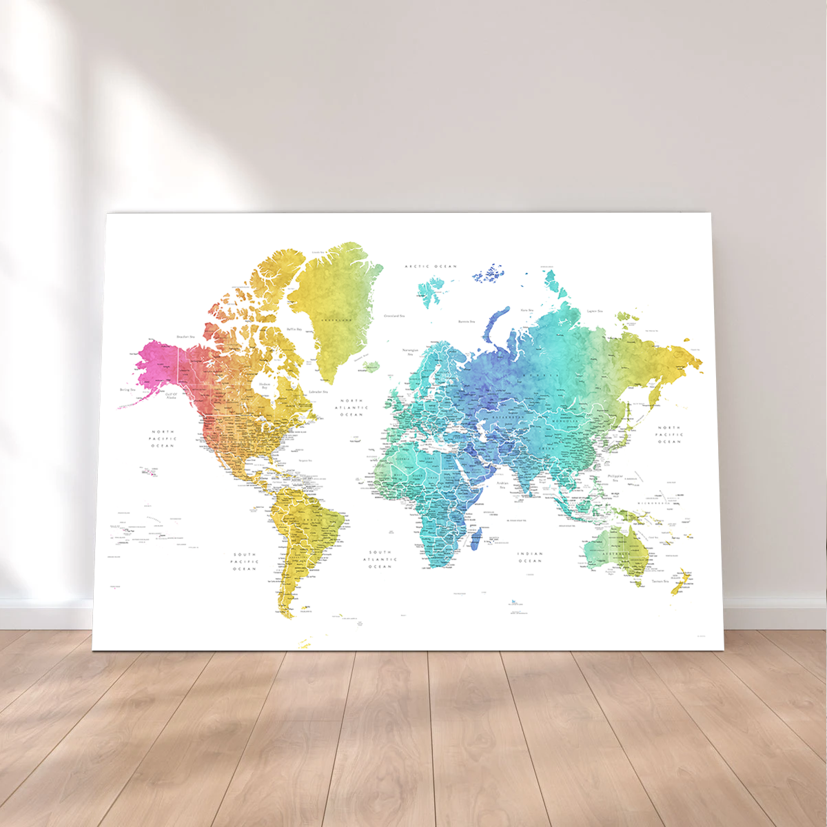 Stunning World Map 25 Wall Art for Your Home Decor