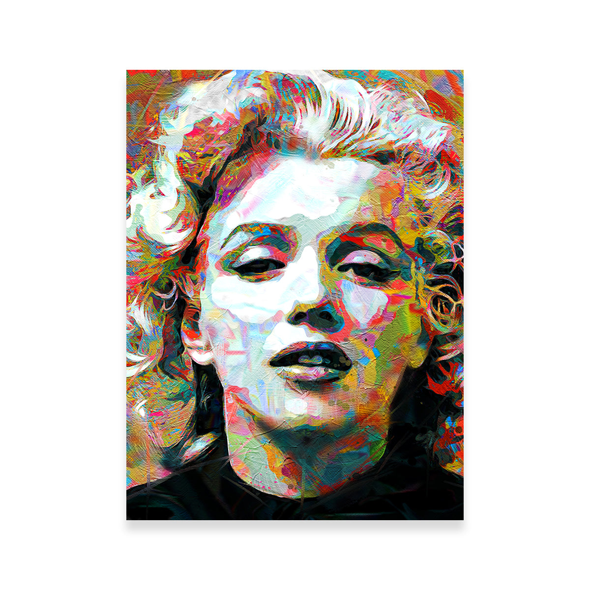 Exquisite Marilyn Paint Wall Art by Stephen Chambers