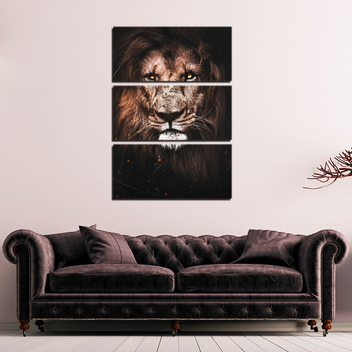 Stunning Wise Lion Wall Art by Milos