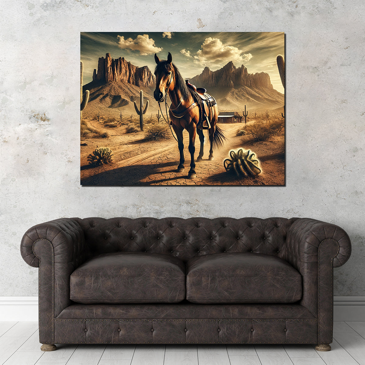 Exquisite Wild West Quarter Horse Wall Art for Stunning Decor