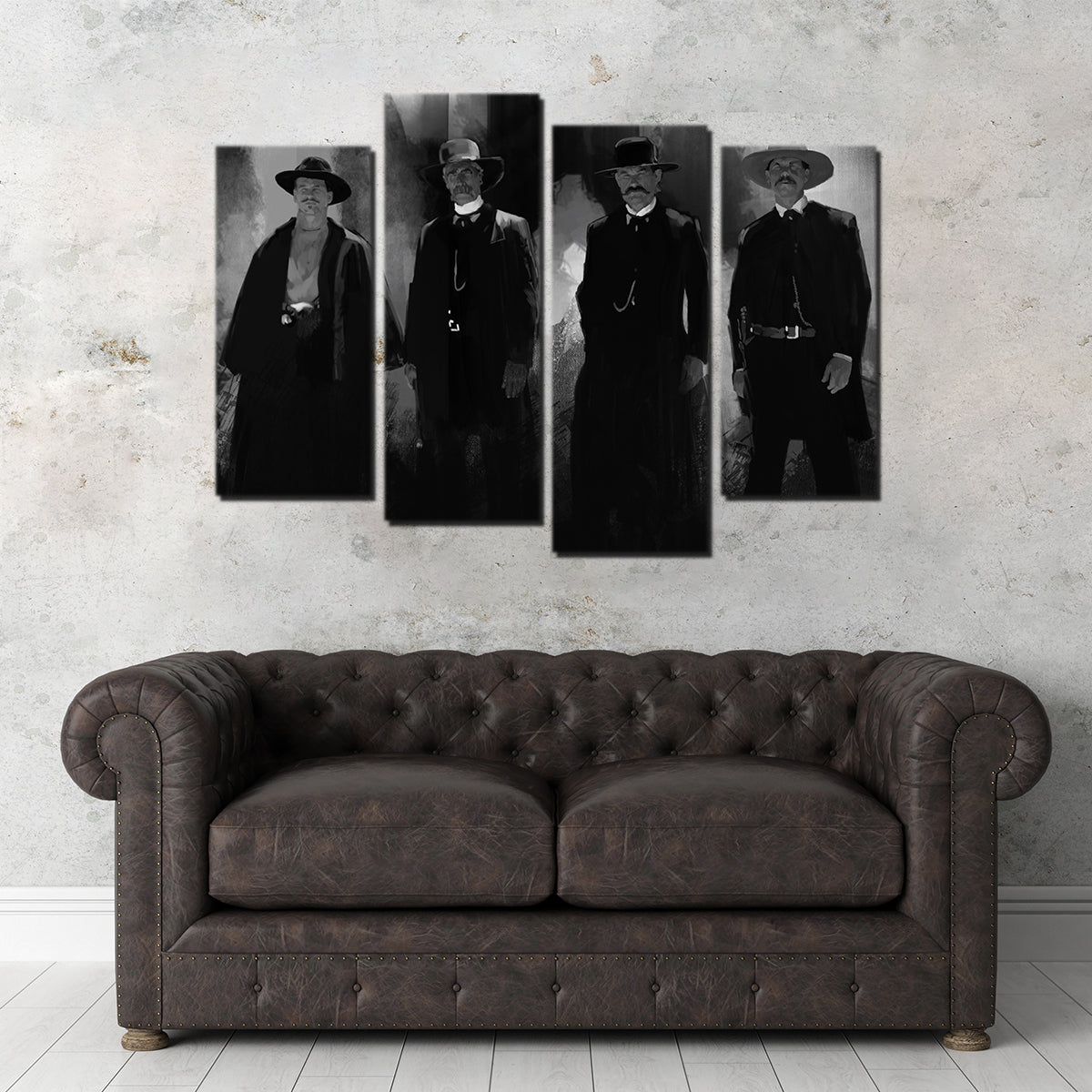 Stunning Tombstone Gang Wall Art by Andy Brackpool