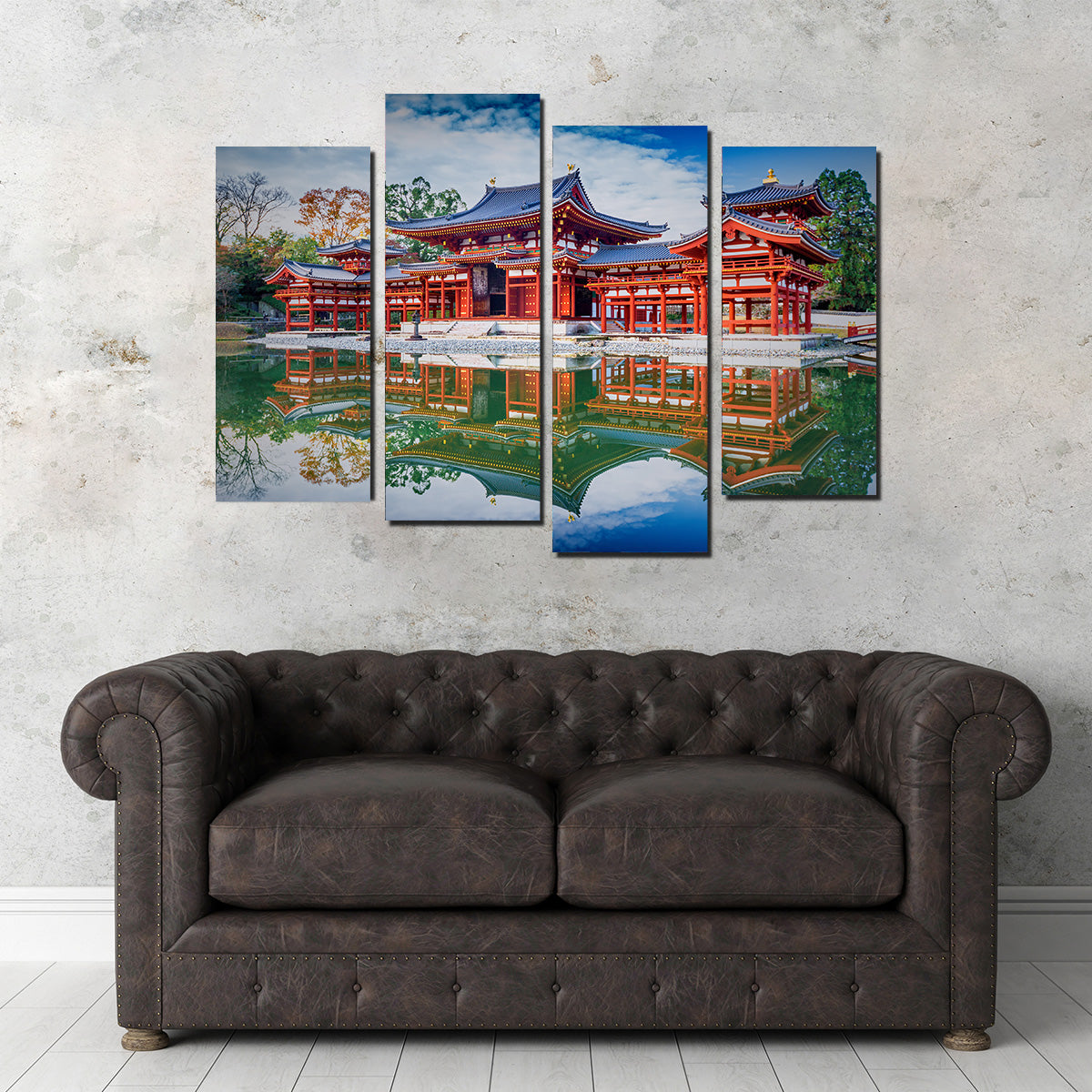 Exquisite Byodo - in Temple Canvas Print