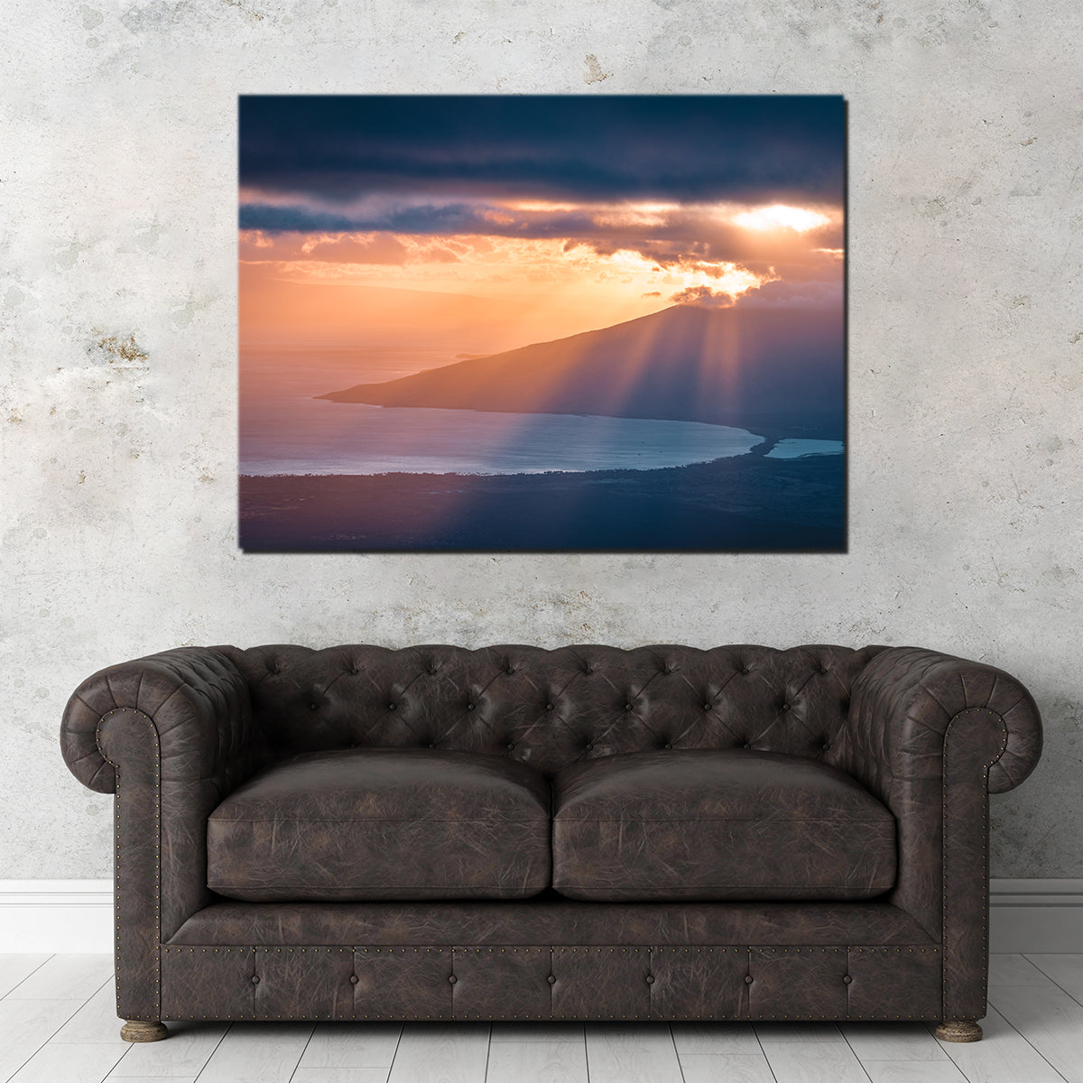 Exquisite Maui Sun Rays Wall Art by Lucas Moore