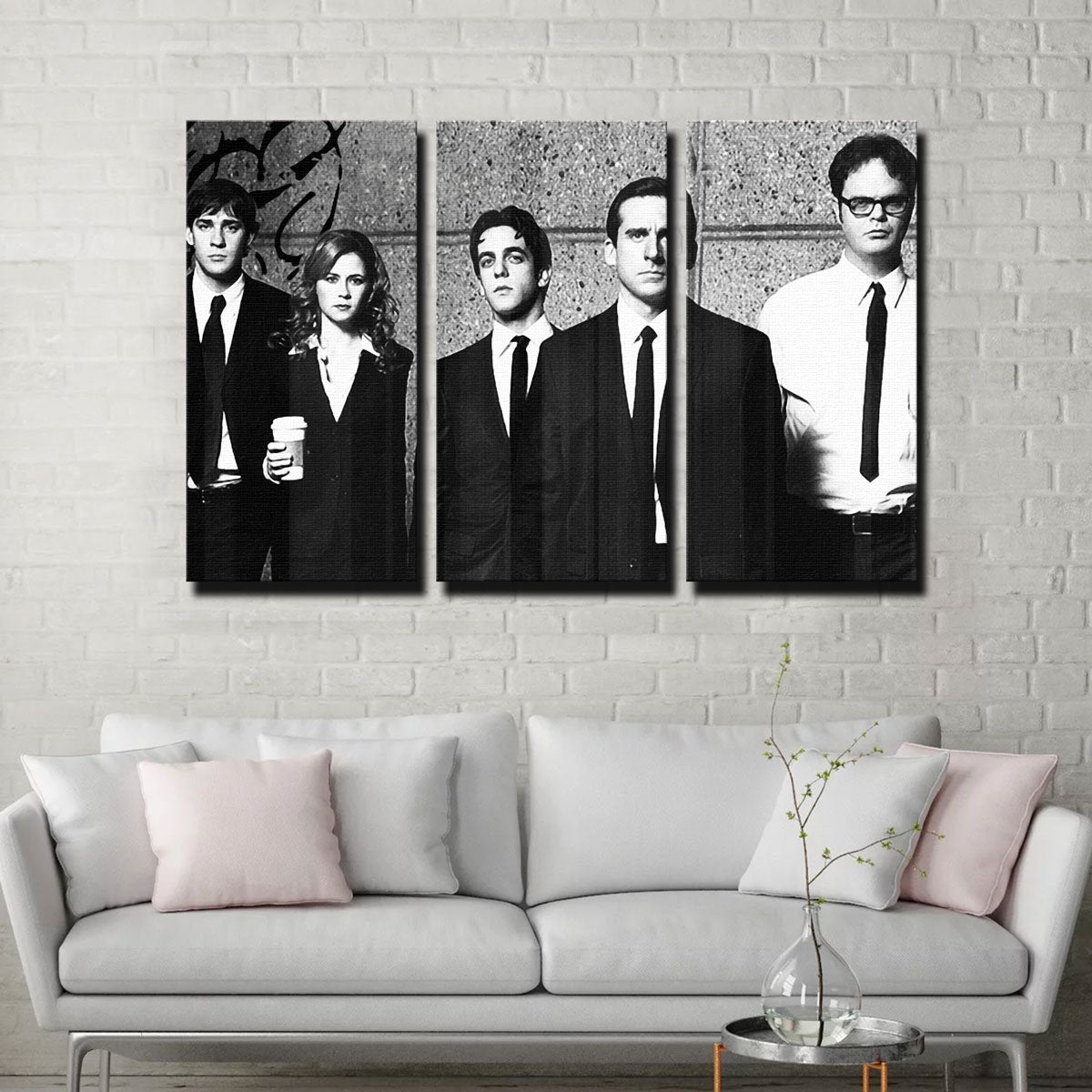 Stylish Office Wall Art with Sustainable Pine Frames