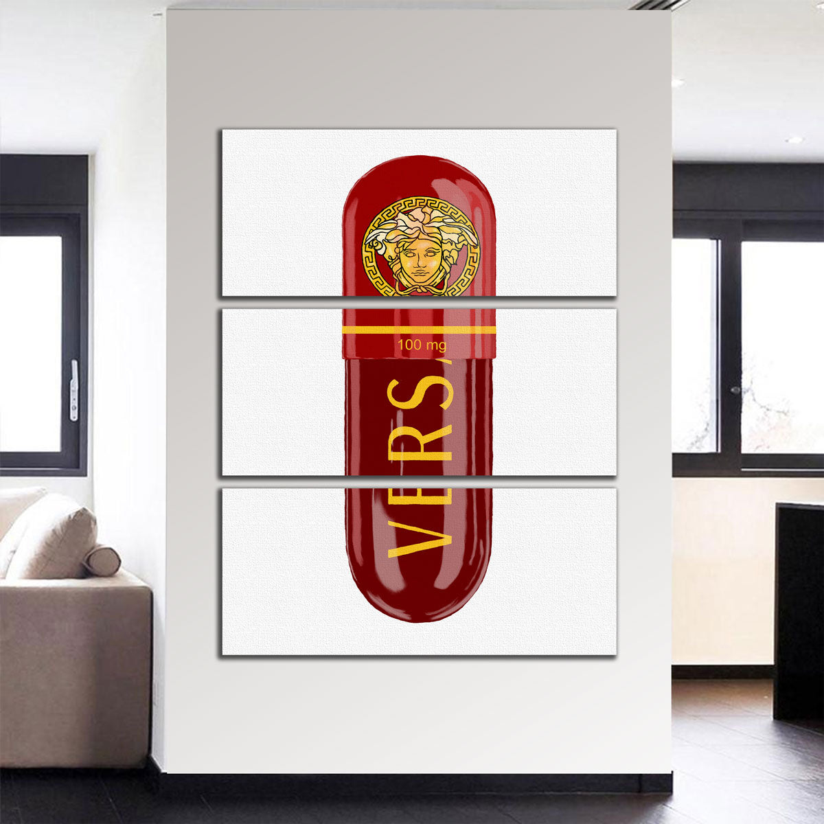 Exquisite Versace Eros Flame 100MG Wall Art by Elias Mikael