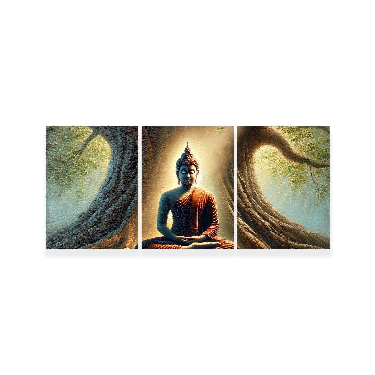 Exquisite Buddha Meditating Canvas Print