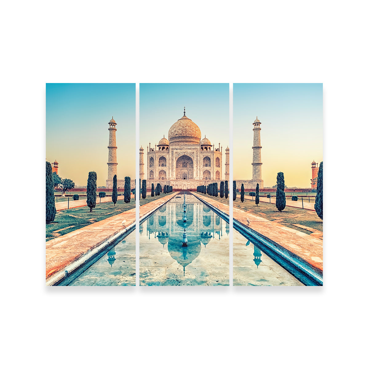 Exquisite Taj Mahal Mausoleum Wall Art by Manjik Pictures