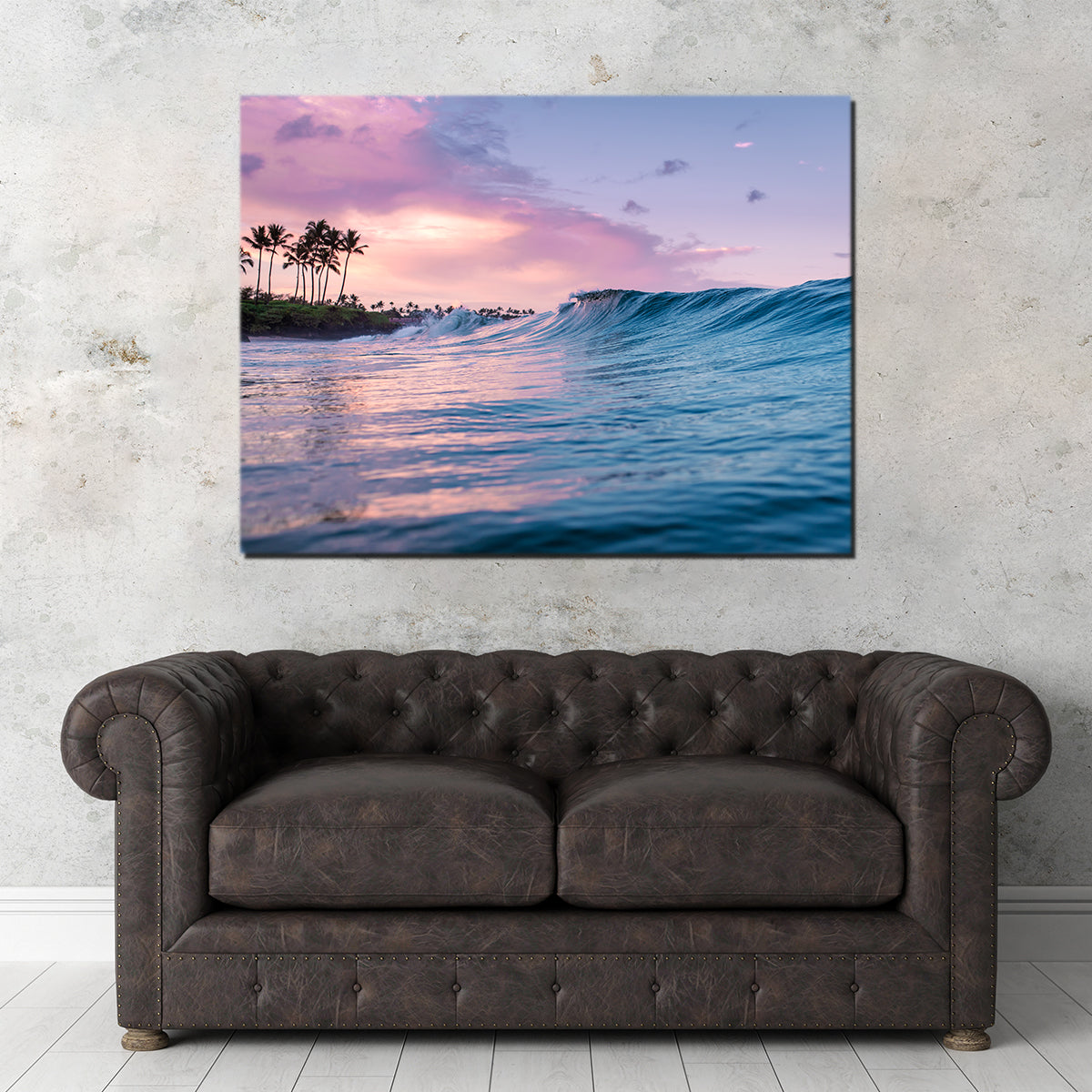 Gorgeous Sunrise Waves Wall Art by Lucas Moore