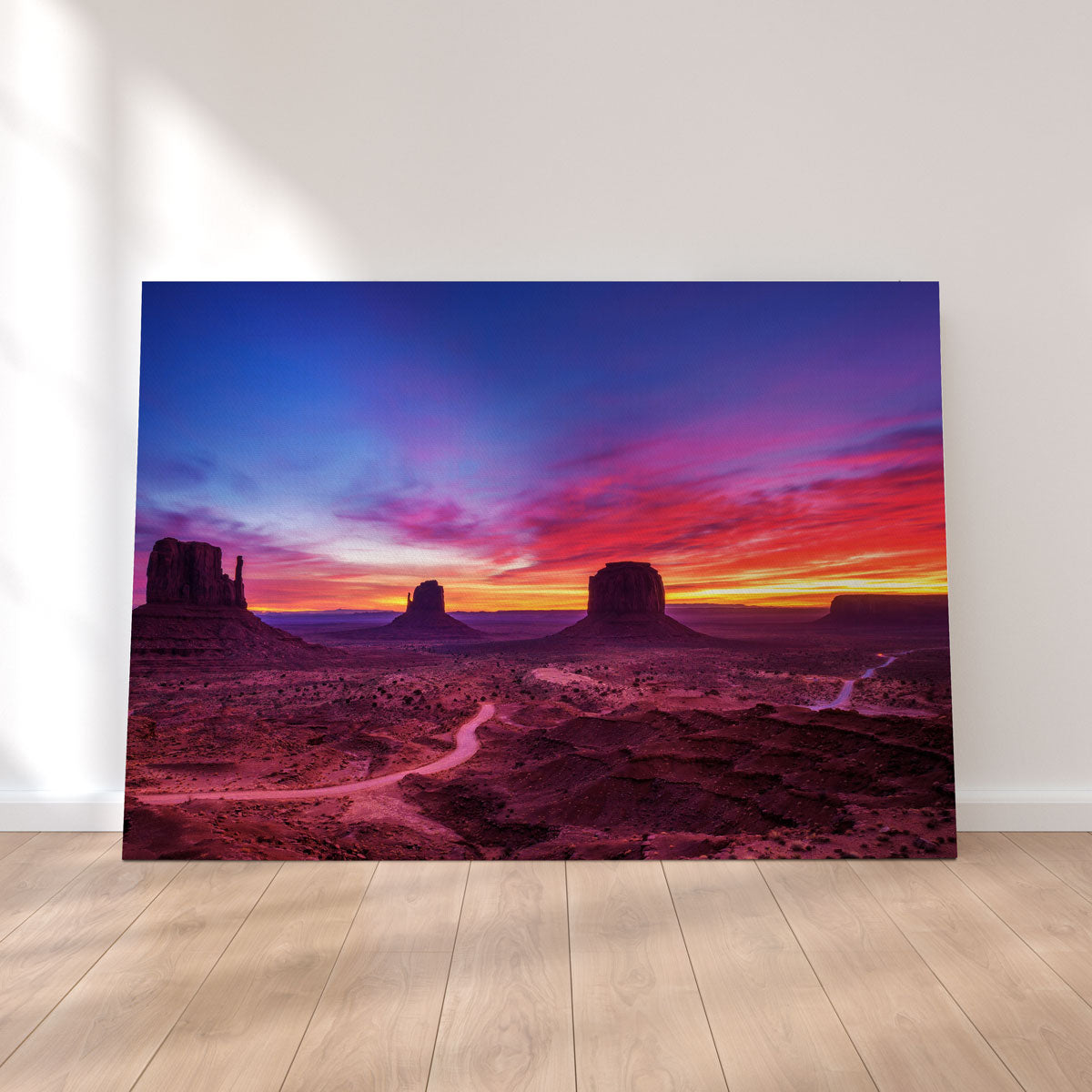 Stunning Sunrise over Monument Valley Wall Art for Home Decor