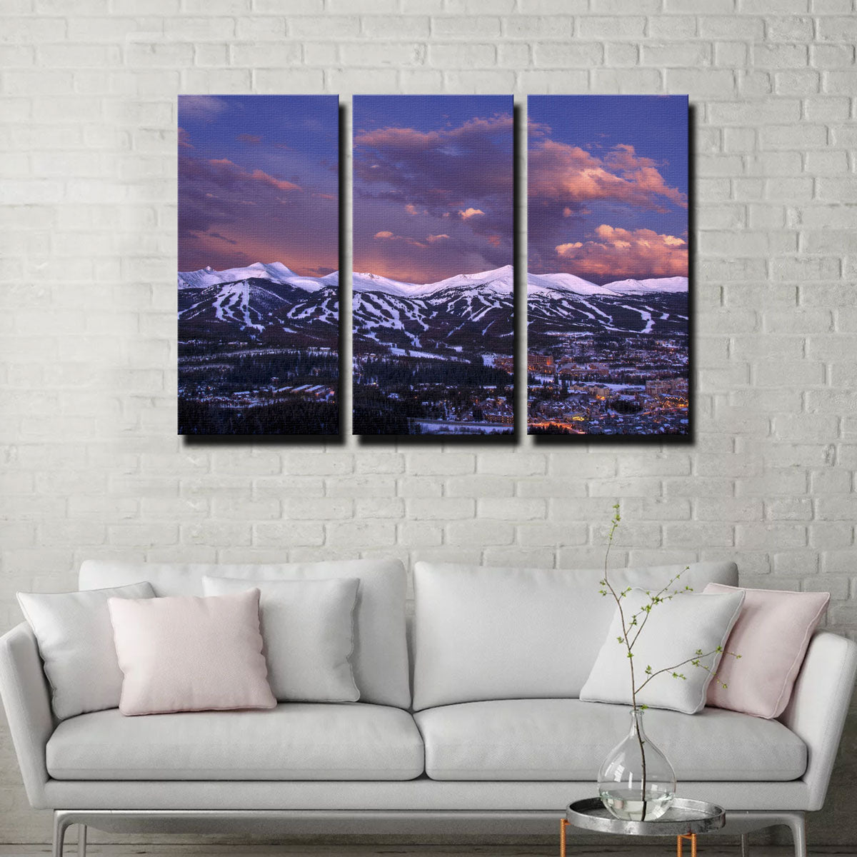 Stunning Breckenridge Wall Art - Sustainable Pine Frame & Museum Quality Canvas