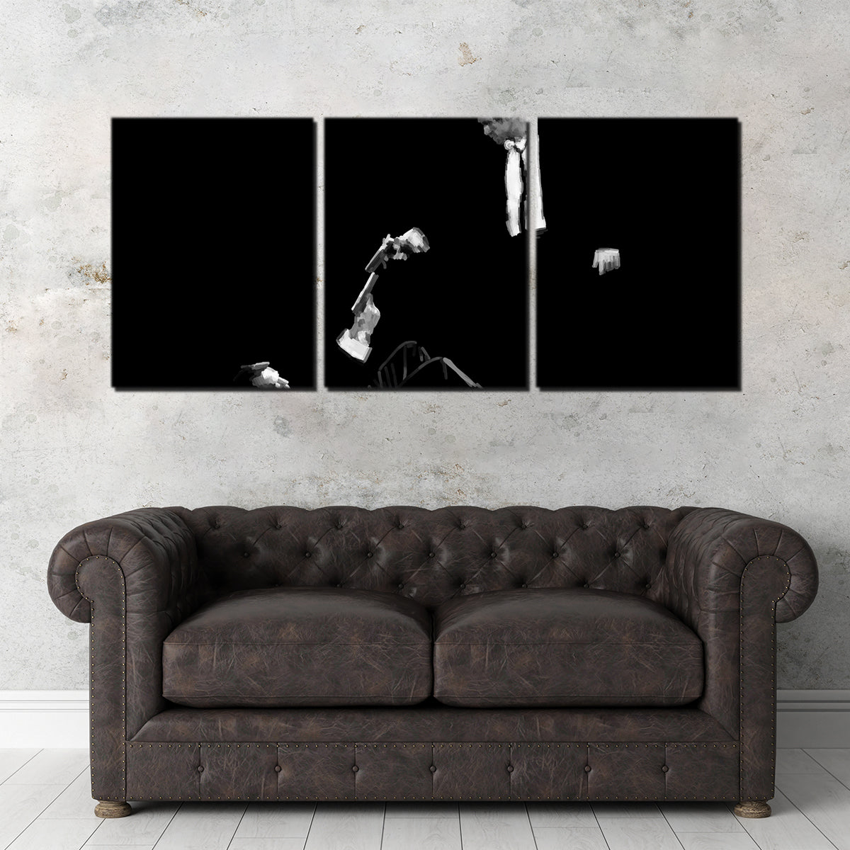 Stunning White Vs Pink Wall Art by Andy Brackpool
