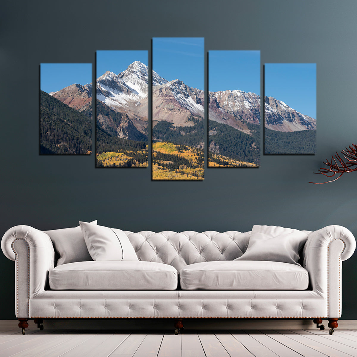 Stunning Wilson Peak Wall Art - Handmade Museum Quality Canvas