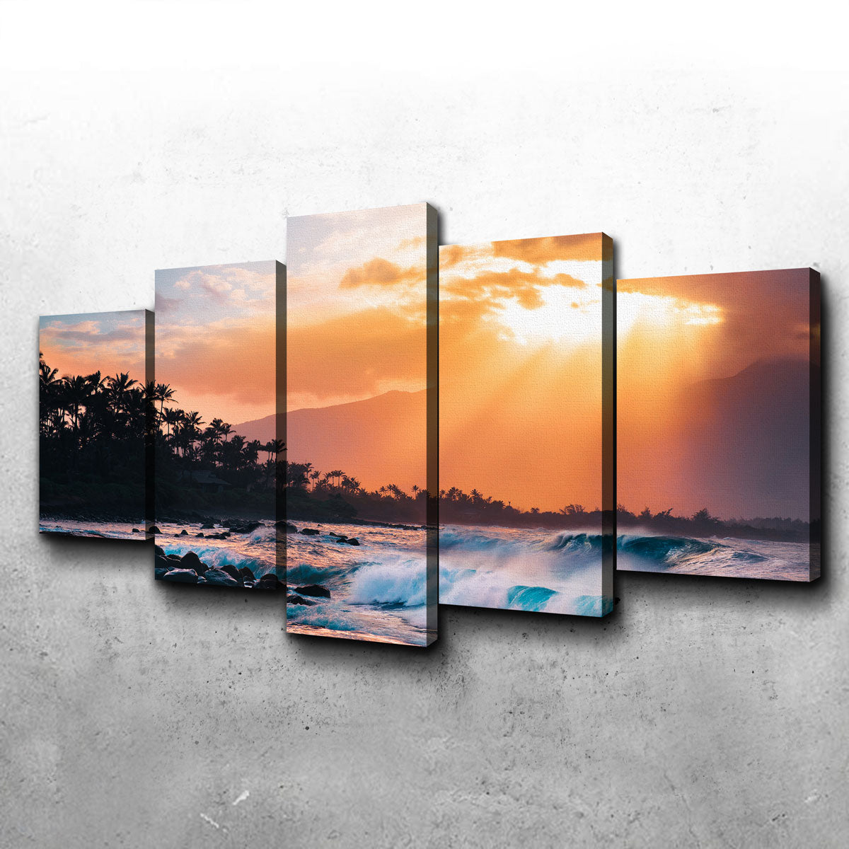 Stunning Sunset Paradise Wall Art by Lucas Moore