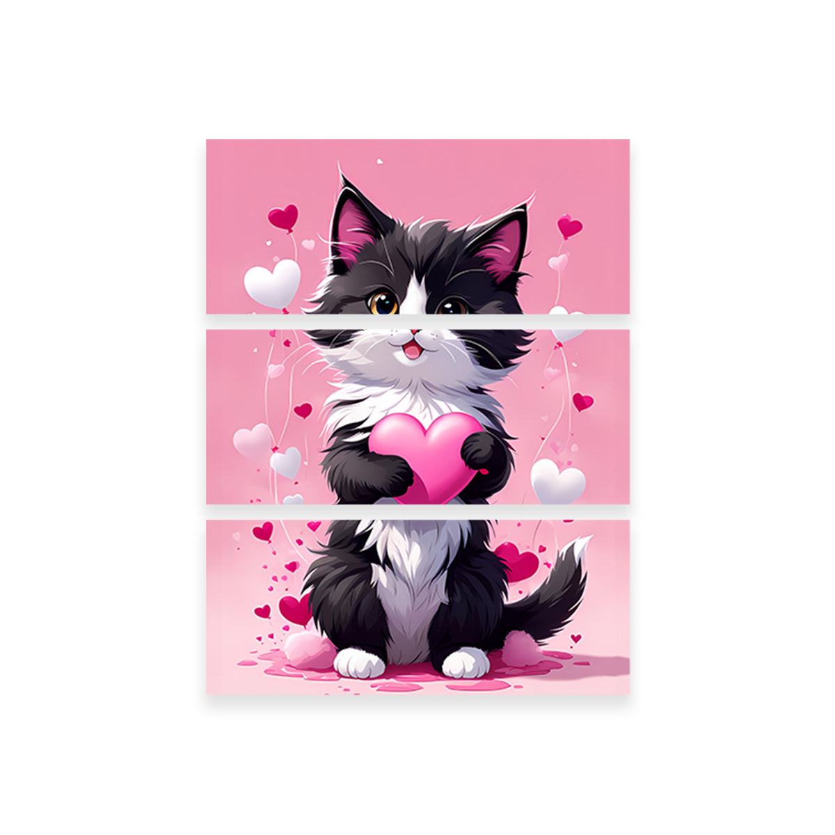 Adorable Handmade Cute Kitty Canvas Print