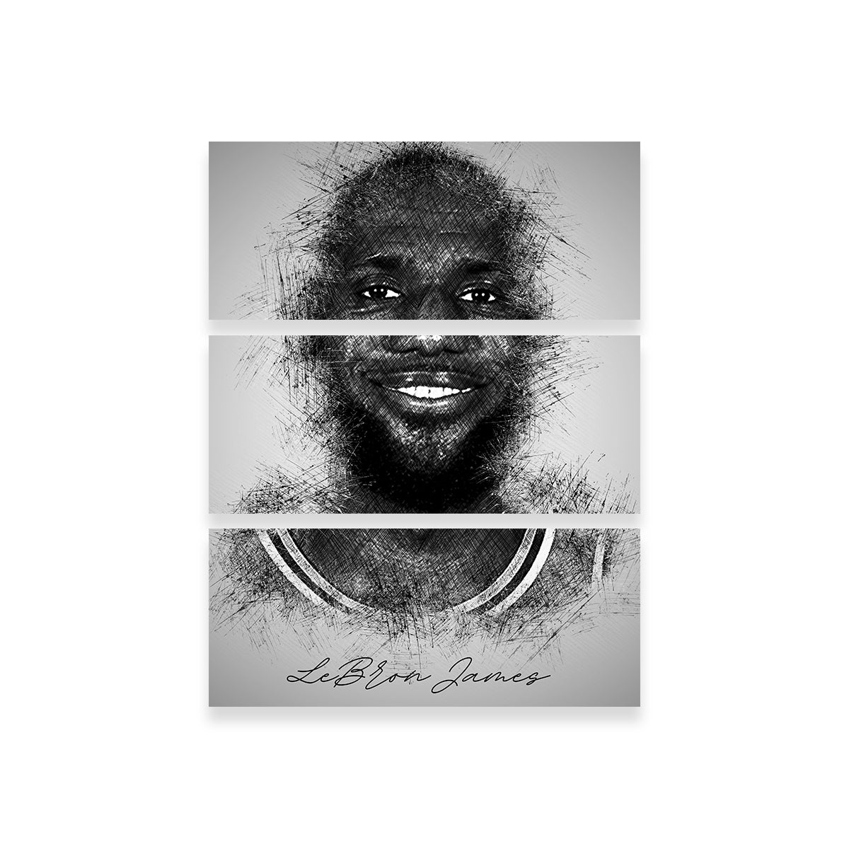 LeBron James Premium Wall Art for Basketball Fans