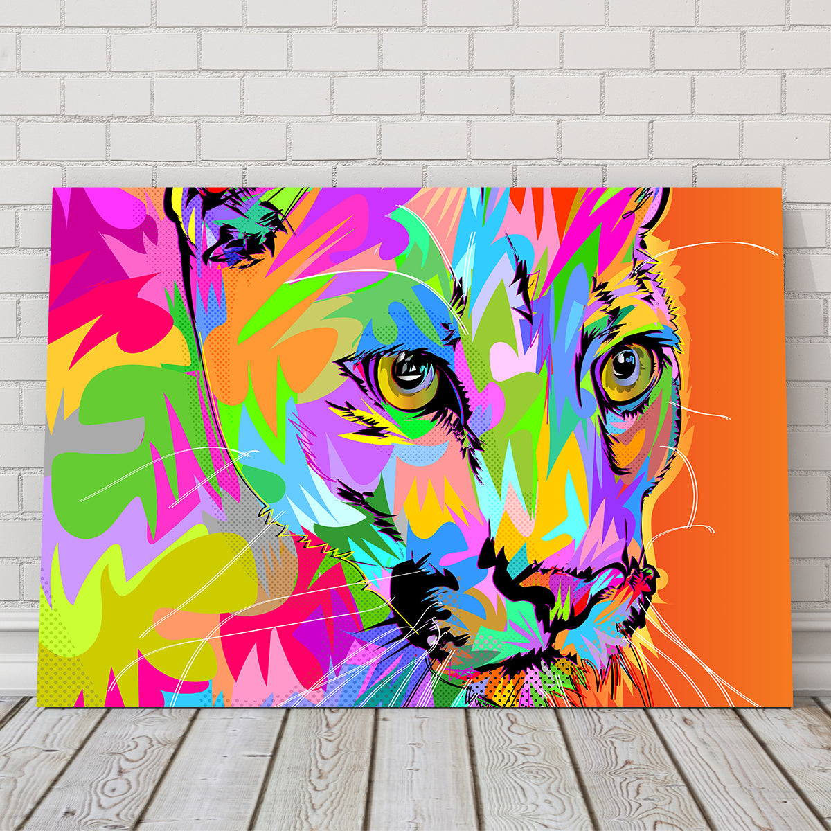 Vibrant Colorful Panther Wall Art for Stunning Decor