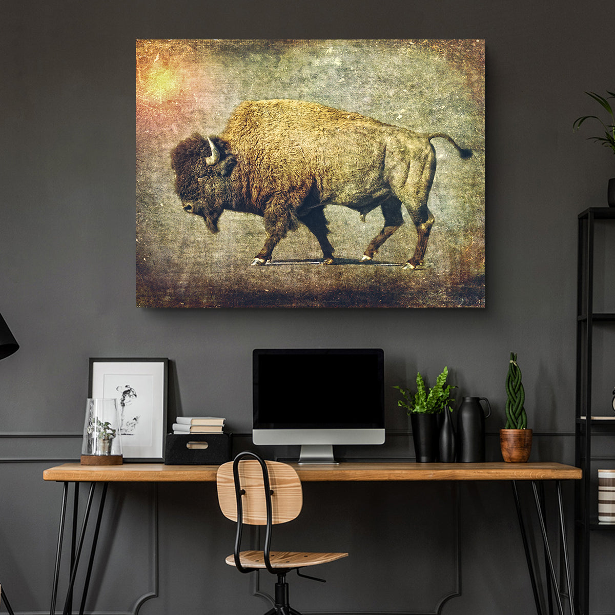 Exquisite Buffalo Art Wall Art for Home Decor