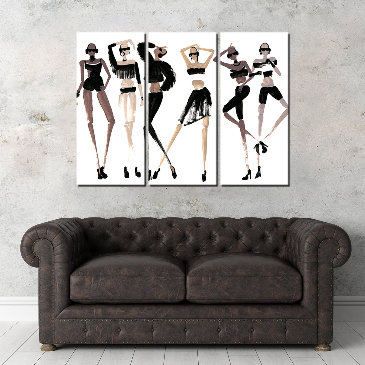 Stylish Fashion 6 Wall Art by Evgeny Vetrov