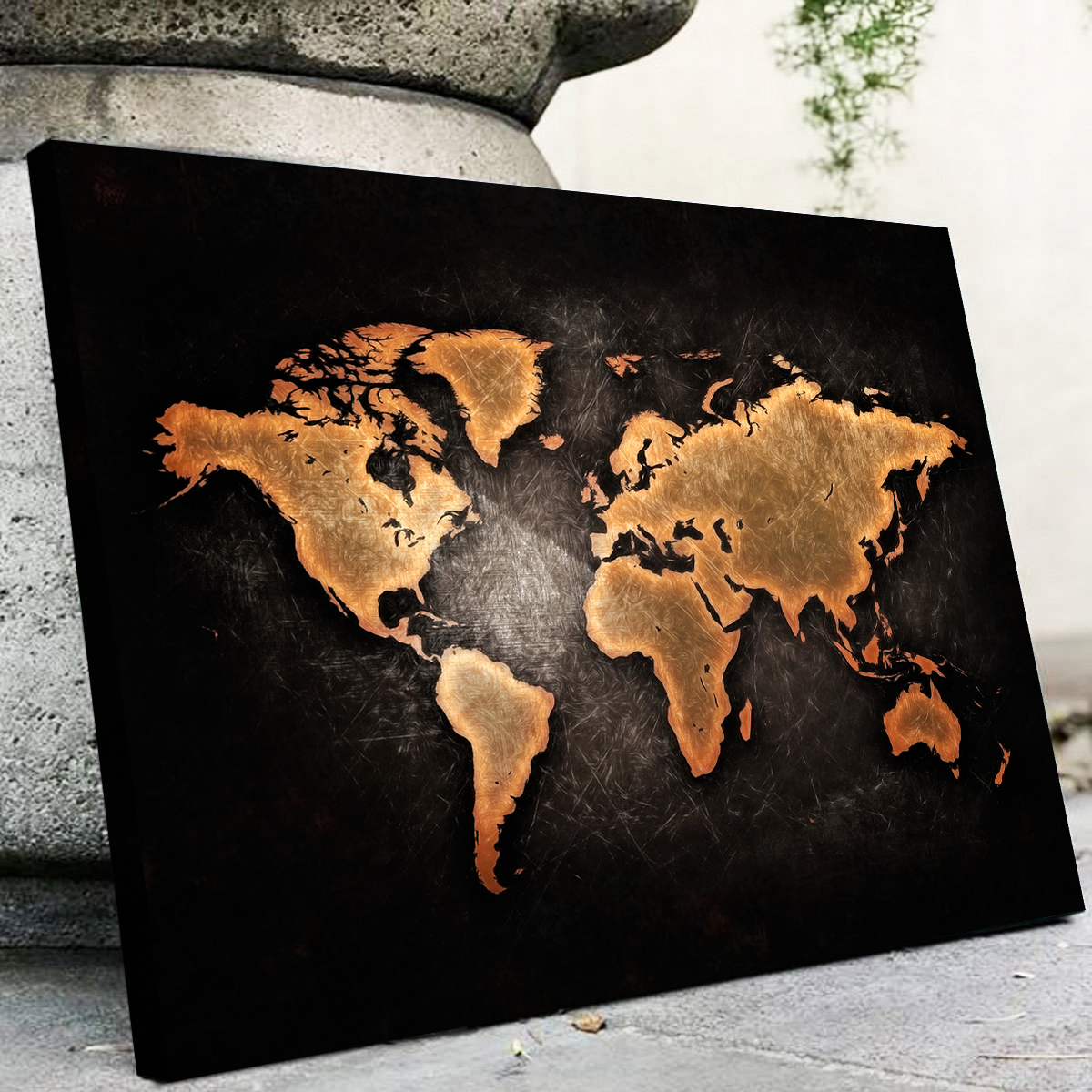 Exquisite World Map Wall Art for Stunning Home Decor