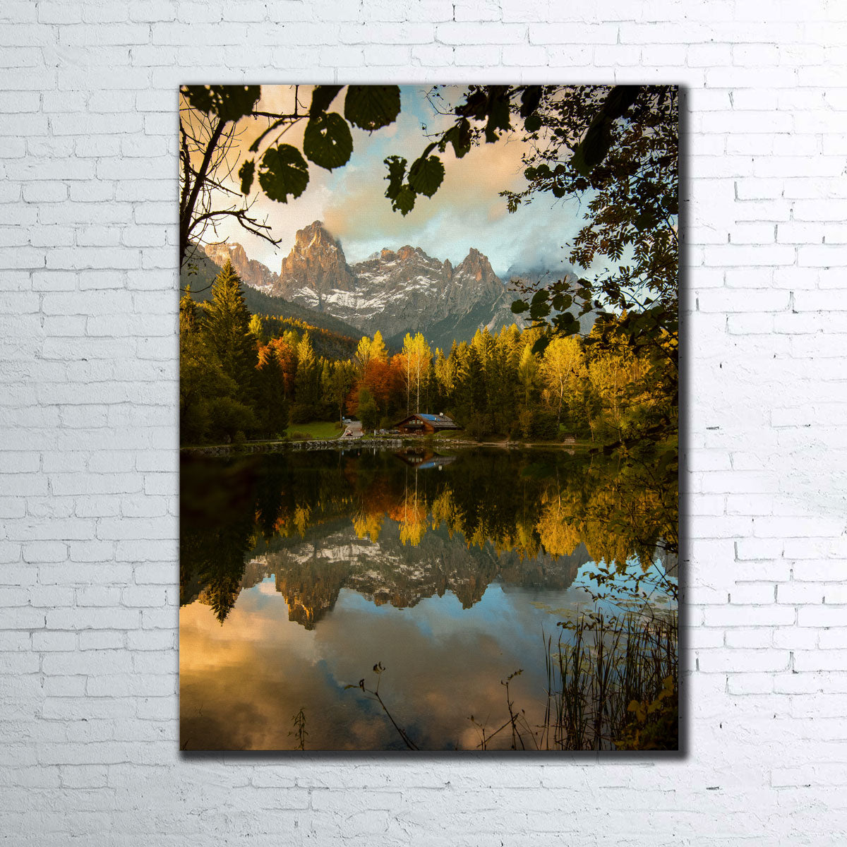 Stunning Lake Welsperg Wall Art by Enzo Romano