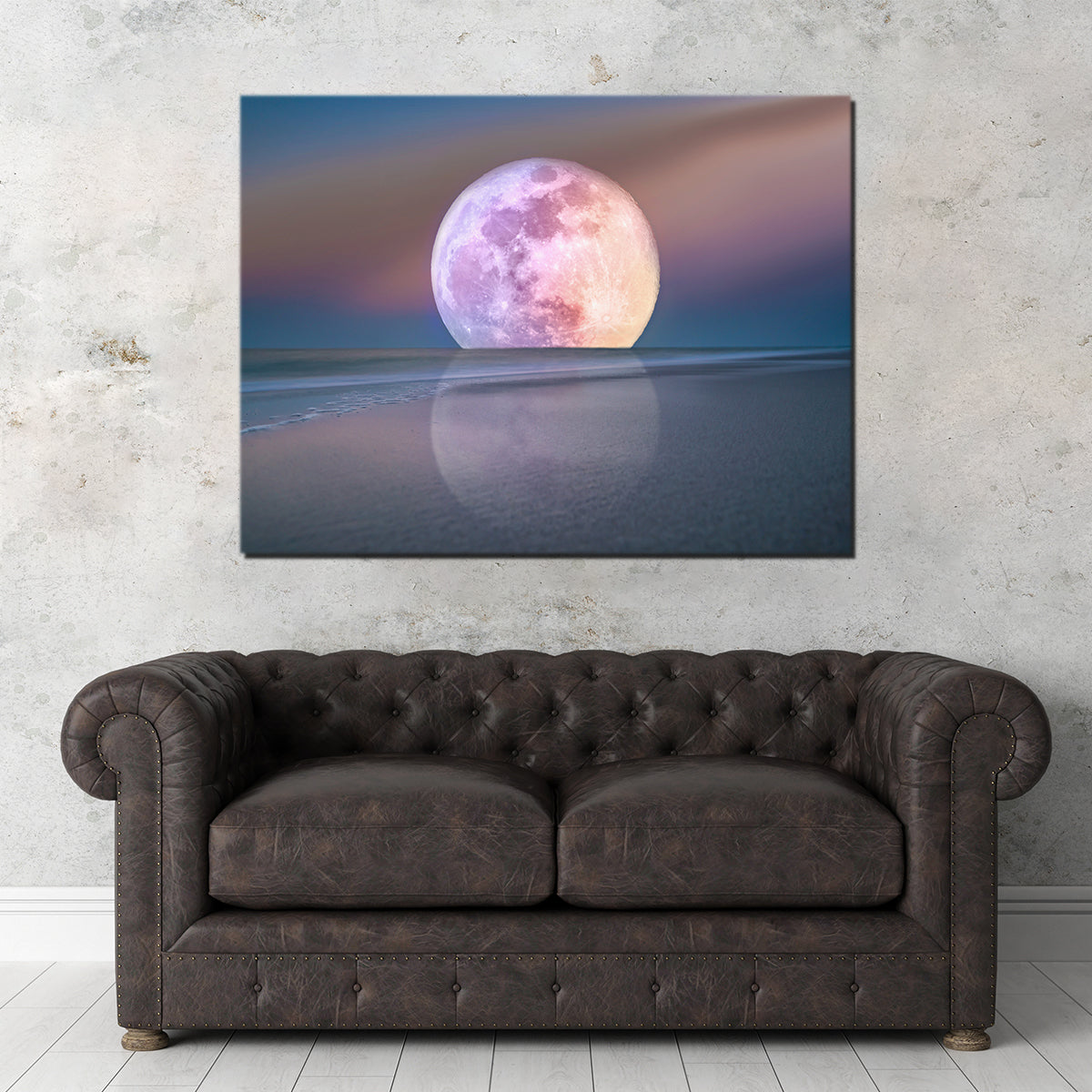 Stunning Moon Rise Wall Art by Eileen Rollin