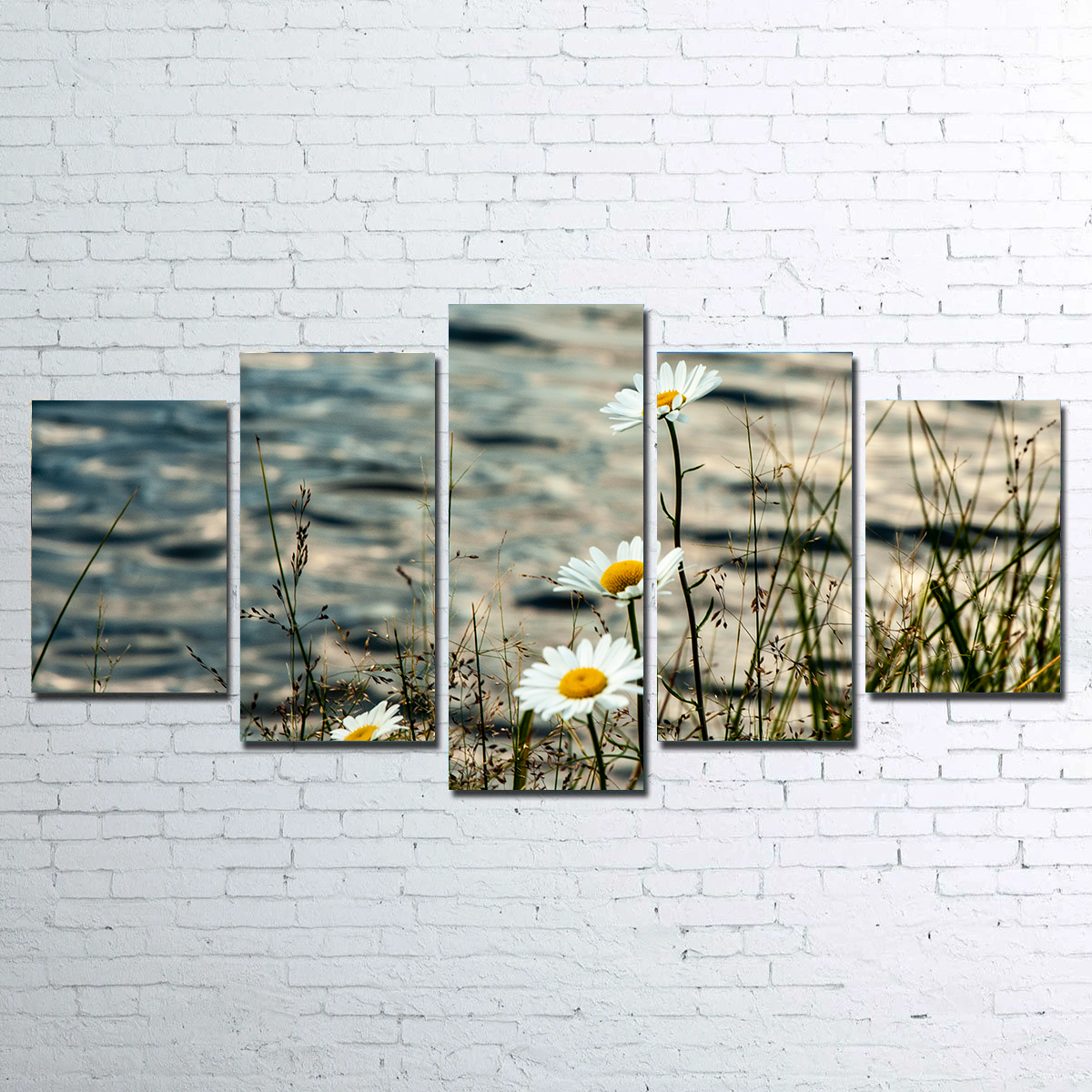 Stunning Lake Flowers Wall Art by Kyle Sherry